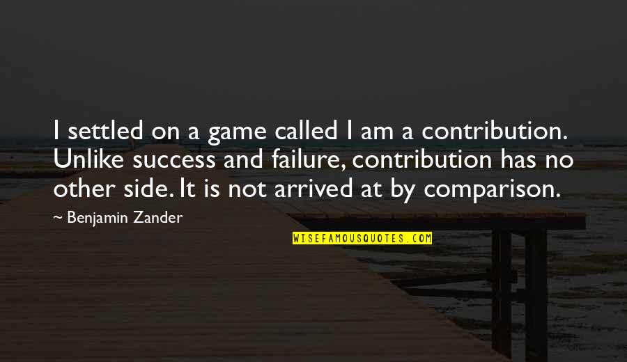 Success Not Failure Quotes By Benjamin Zander: I settled on a game called I am