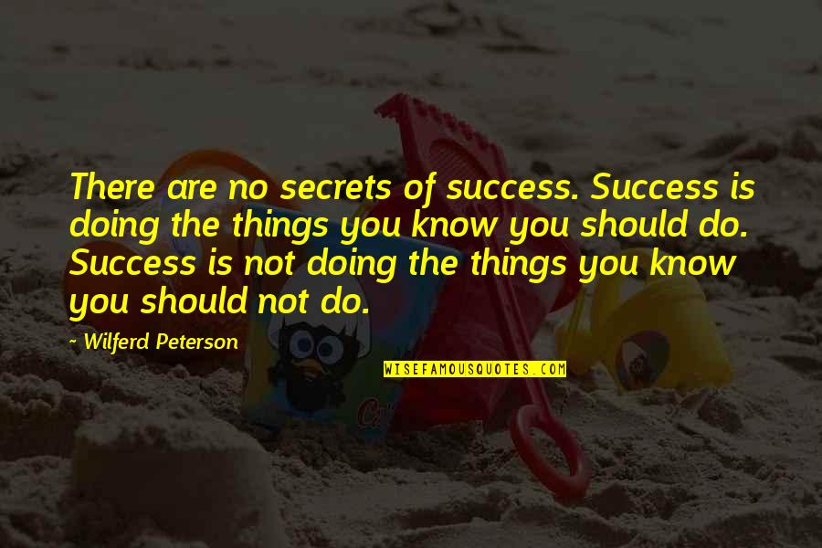 Success Secrets Quotes By Wilferd Peterson: There are no secrets of success. Success is Success Secrets Quotes By Wilferd Peterson: There are no secrets of success. Success is