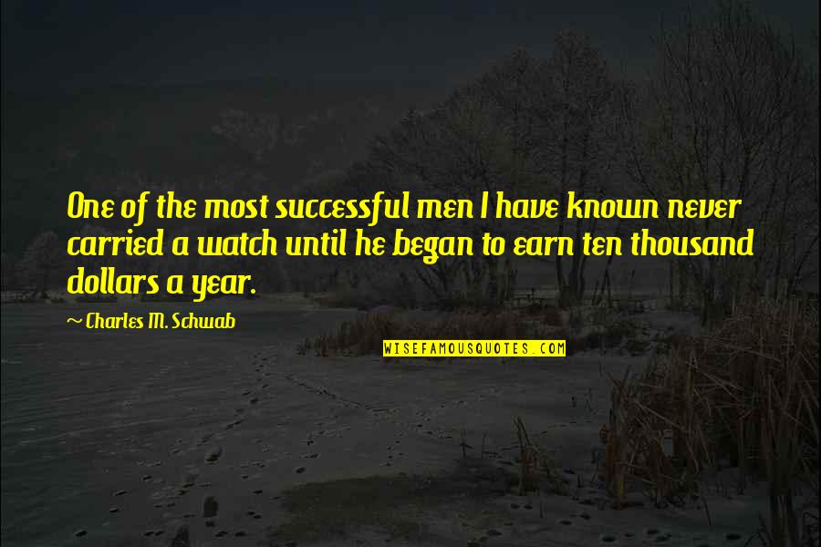 Successful Men Quotes By Charles M. Schwab: One of the most successful men I have