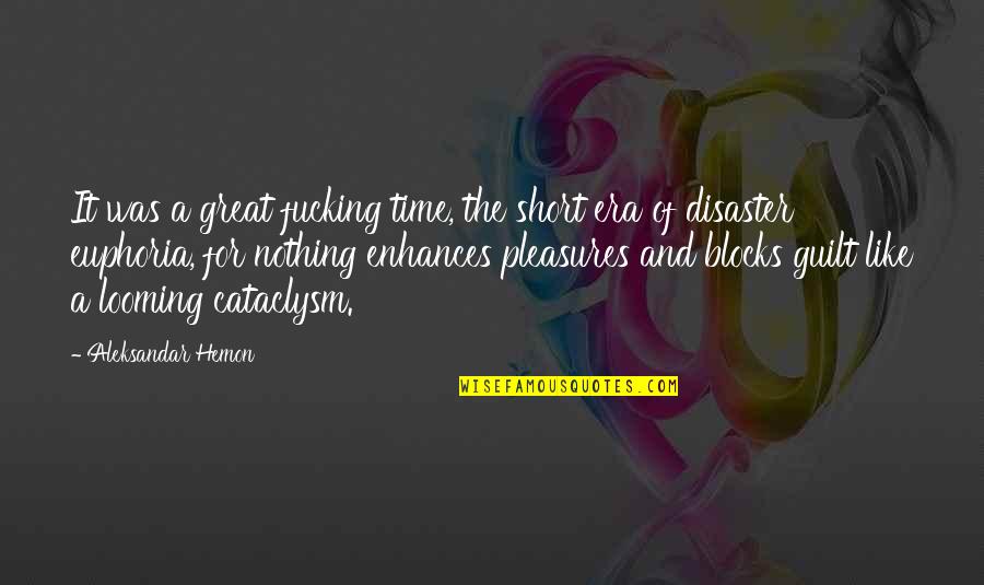 Successione In English Quotes By Aleksandar Hemon: It was a great fucking time, the short Successione In English Quotes By Aleksandar Hemon: It was a great fucking time, the short
