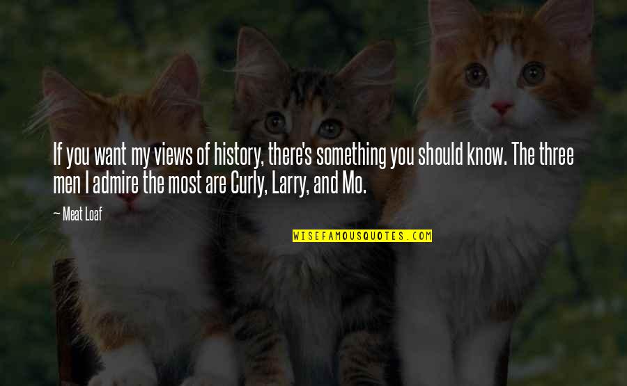 Sucsy Fischer Quotes By Meat Loaf: If you want my views of history, there's