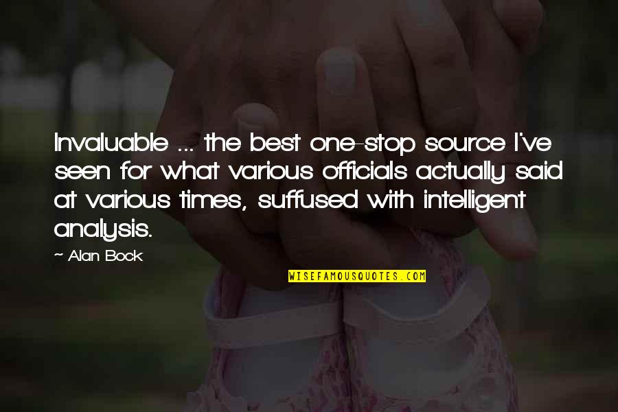 Suffused Quotes By Alan Bock: Invaluable ... the best one-stop source I've seen Suffused Quotes By Alan Bock: Invaluable ... the best one-stop source I've seen