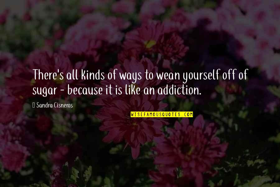 Sugar Addiction Quotes By Sandra Cisneros: There's all kinds of ways to wean yourself