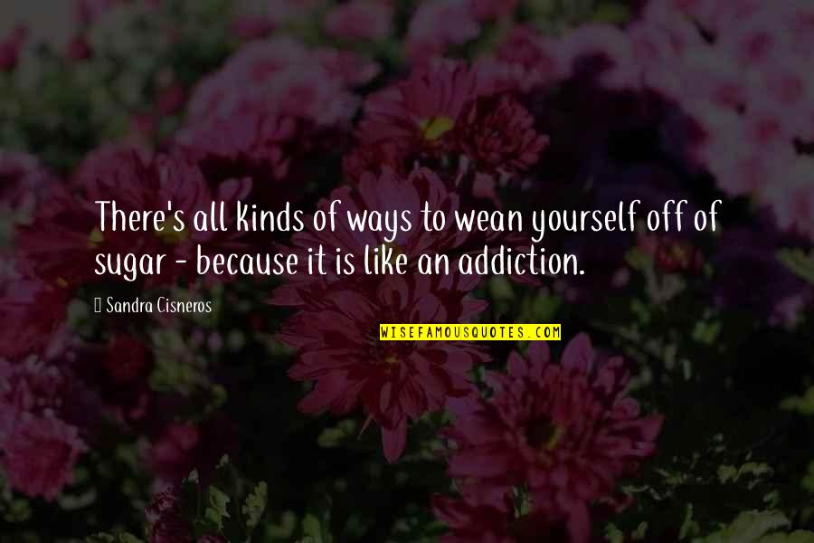 Sugar Addiction Quotes By Sandra Cisneros: There's all kinds of ways to wean yourself Sugar Addiction Quotes By Sandra Cisneros: There's all kinds of ways to wean yourself