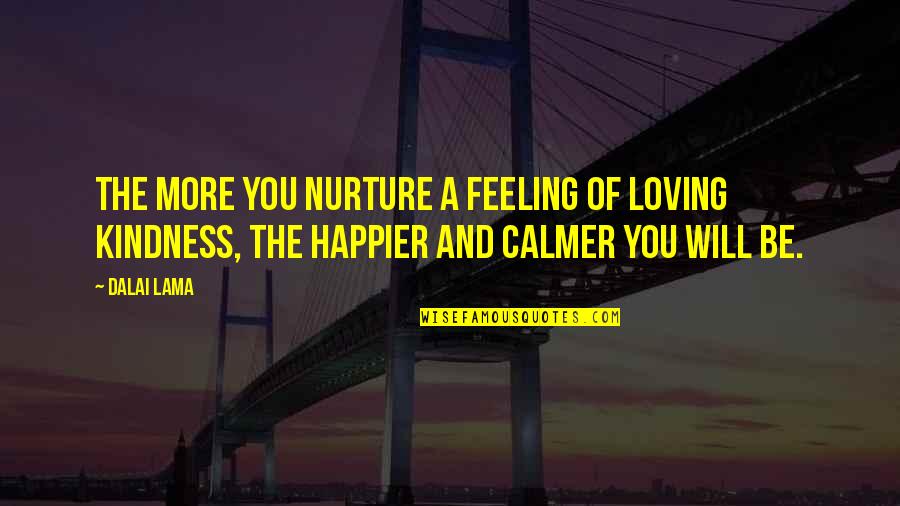 Suggests Thesaurus Quotes By Dalai Lama: The more you nurture a feeling of loving