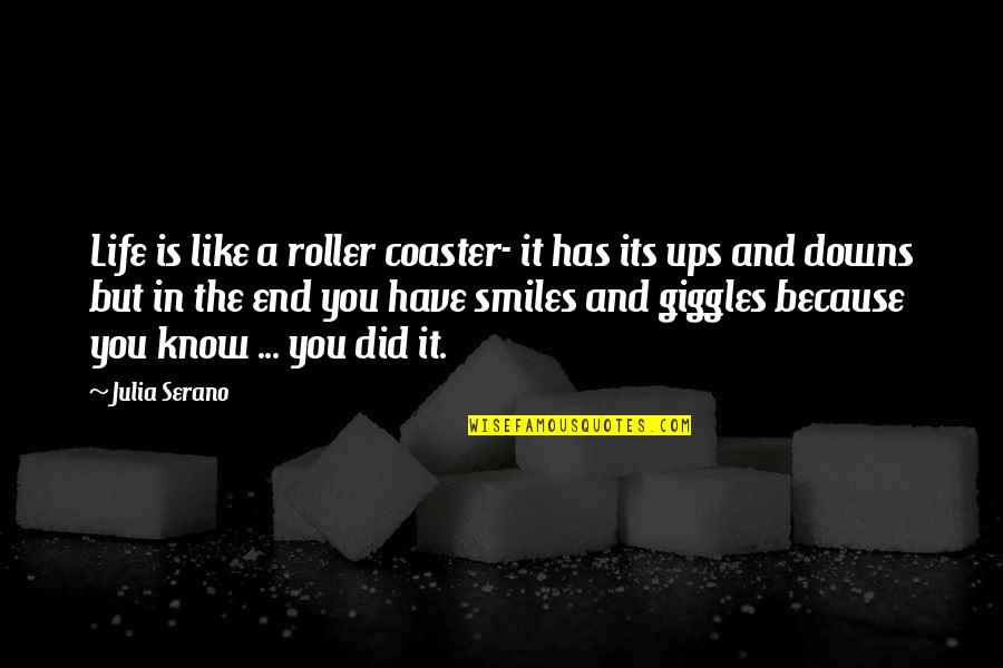 Suicide Scifi Cyberpunk Quotes By Julia Serano: Life is like a roller coaster- it has Suicide Scifi Cyberpunk Quotes By Julia Serano: Life is like a roller coaster- it has