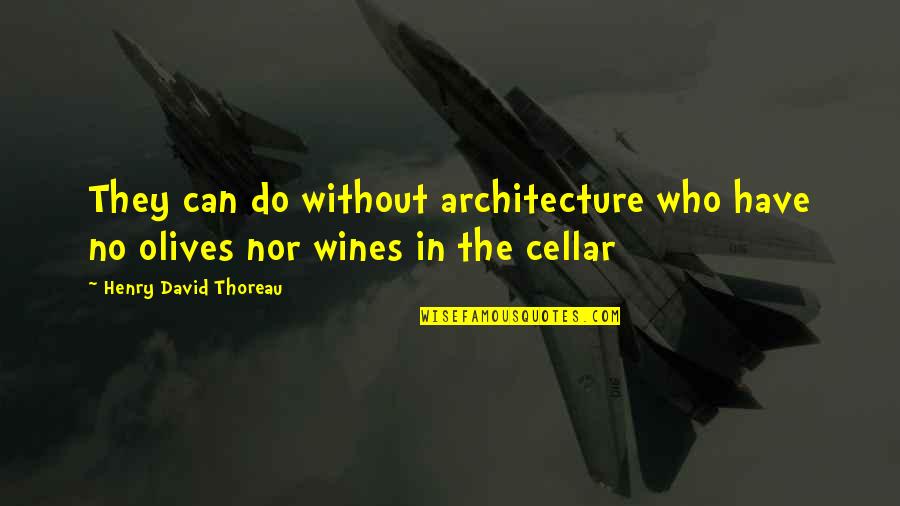 Suierat In Piept Quotes By Henry David Thoreau: They can do without architecture who have no