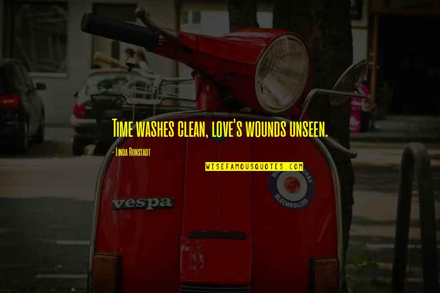 Suiteheart Peliculas Quotes By Linda Ronstadt: Time washes clean, love's wounds unseen. Suiteheart Peliculas Quotes By Linda Ronstadt: Time washes clean, love's wounds unseen.