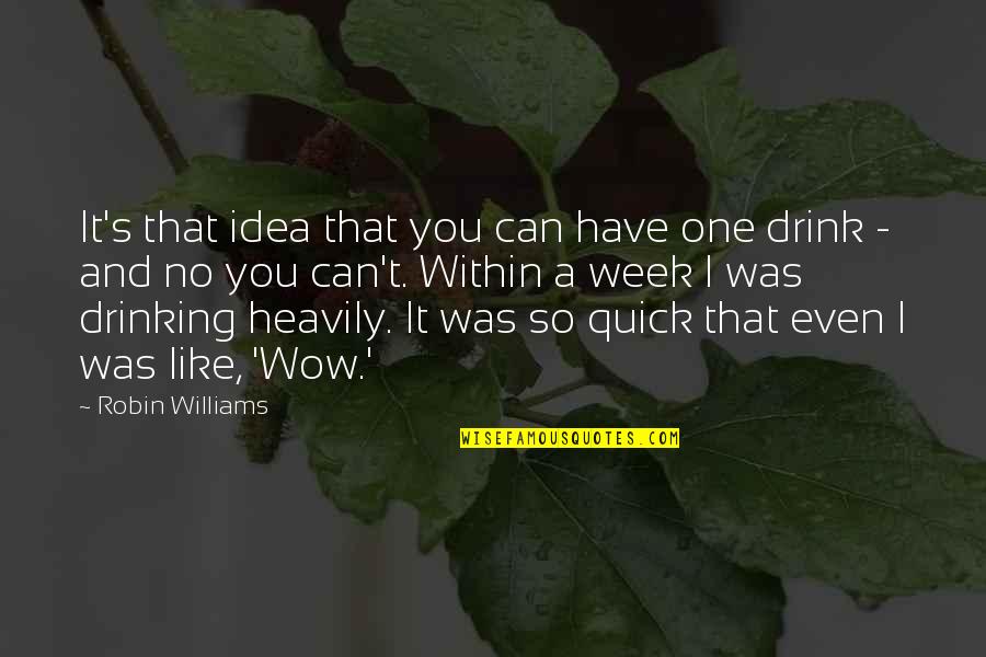 Sulawesi Utara Quotes By Robin Williams: It's that idea that you can have one