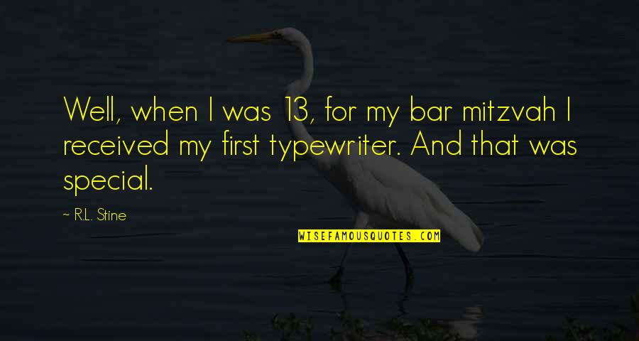 Summer Coming Back Quotes By R.L. Stine: Well, when I was 13, for my bar