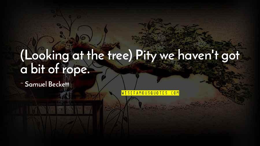 Summer Pegboard Quotes By Samuel Beckett: (Looking at the tree) Pity we haven't got Summer Pegboard Quotes By Samuel Beckett: (Looking at the tree) Pity we haven't got