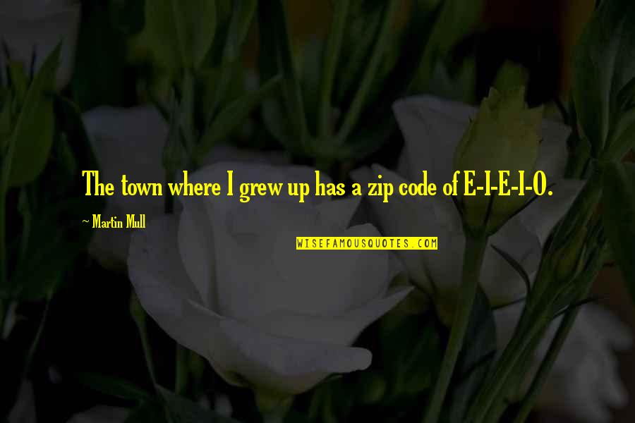 Sundaresan Ganesan Quotes By Martin Mull: The town where I grew up has a