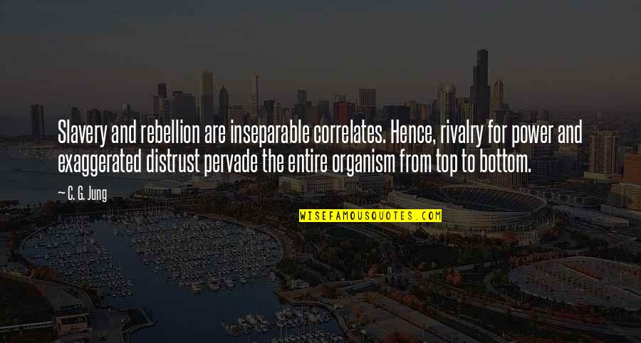 Sunday Mirror Scudamore Quotes By C. G. Jung: Slavery and rebellion are inseparable correlates. Hence, rivalry Sunday Mirror Scudamore Quotes By C. G. Jung: Slavery and rebellion are inseparable correlates. Hence, rivalry