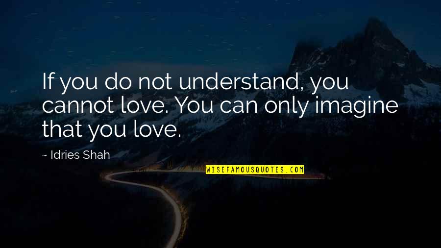 Sunday Morning Tagalog Quotes By Idries Shah: If you do not understand, you cannot love.