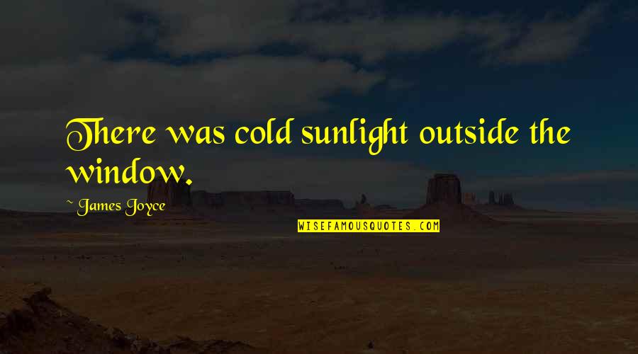 Sunlight Window Quotes By James Joyce: There was cold sunlight outside the window. Sunlight Window Quotes By James Joyce: There was cold sunlight outside the window.