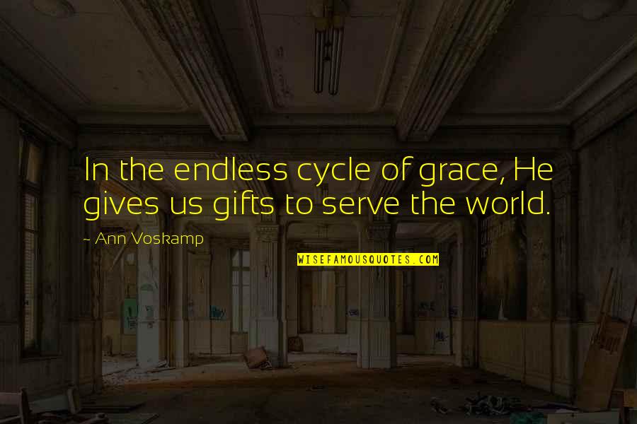 Sunrise New Day Quotes By Ann Voskamp: In the endless cycle of grace, He gives