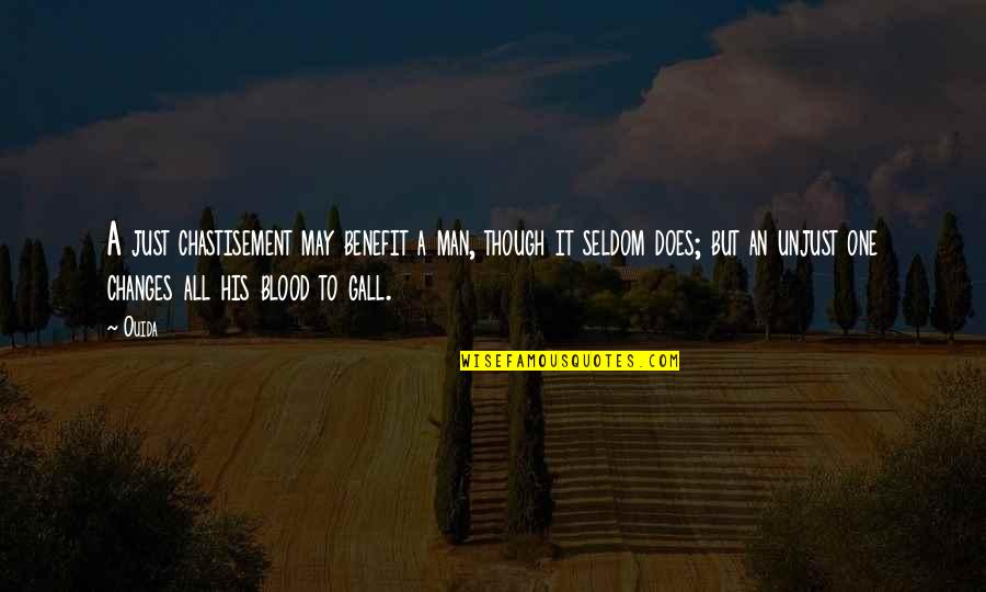 Sunscreen Funny Quotes By Ouida: A just chastisement may benefit a man, though Sunscreen Funny Quotes By Ouida: A just chastisement may benefit a man, though