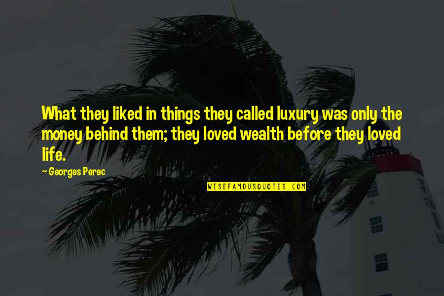 Super Phun Thyme Quotes By Georges Perec: What they liked in things they called luxury