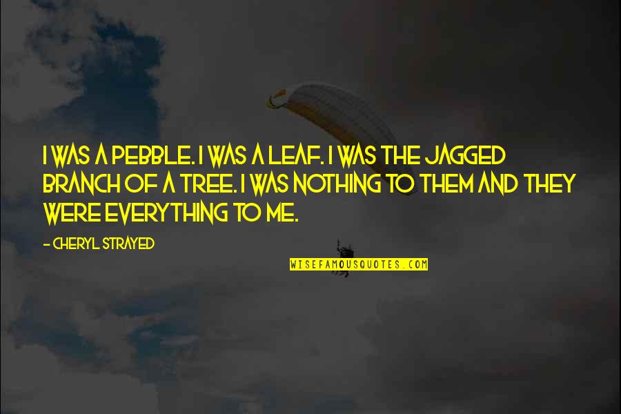 Supererogation Catholic Quotes By Cheryl Strayed: I was a pebble. I was a leaf. Supererogation Catholic Quotes By Cheryl Strayed: I was a pebble. I was a leaf.