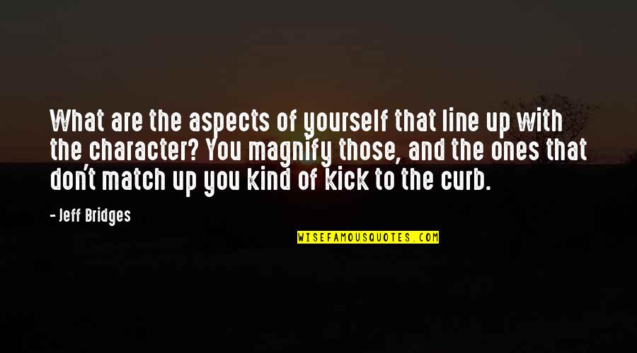 Superpedestrian Copenhagen Quotes By Jeff Bridges: What are the aspects of yourself that line Superpedestrian Copenhagen Quotes By Jeff Bridges: What are the aspects of yourself that line