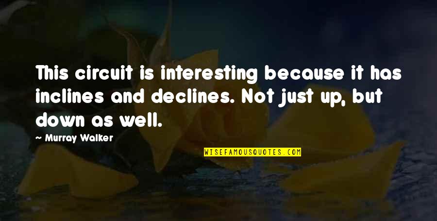 Supersticioso En Quotes By Murray Walker: This circuit is interesting because it has inclines