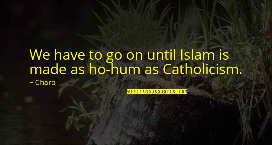 Surf Sesh Quotes By Charb: We have to go on until Islam is