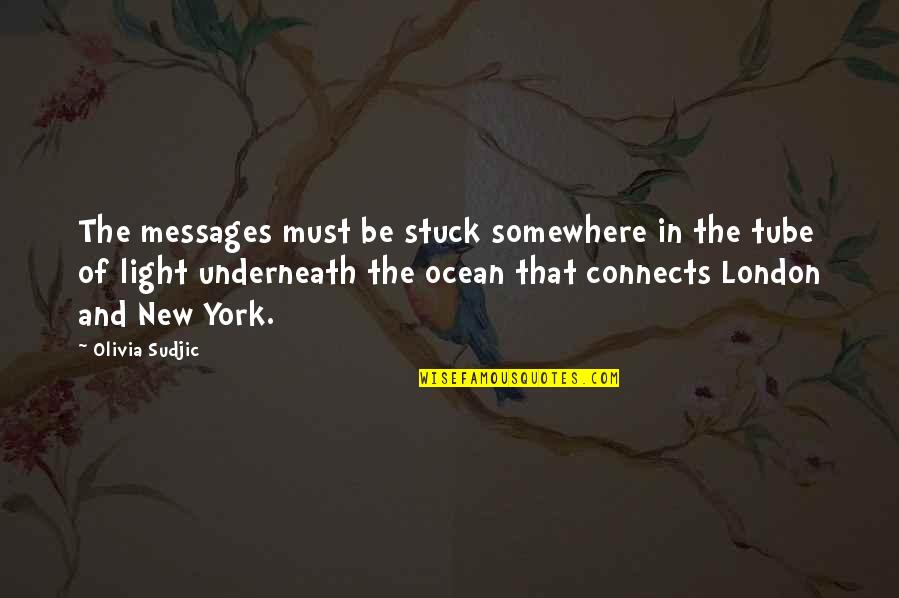 Surley Quotes By Olivia Sudjic: The messages must be stuck somewhere in the