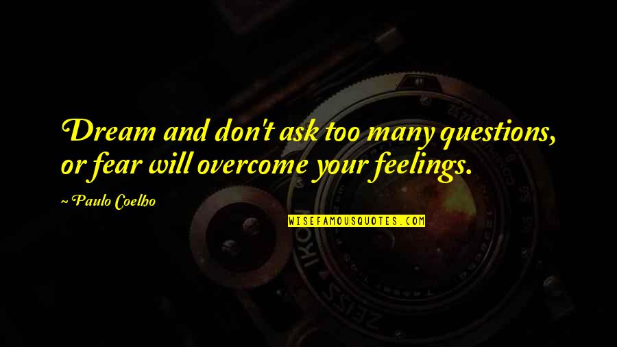 Surpluses Drawings Quotes By Paulo Coelho: Dream and don't ask too many questions, or
