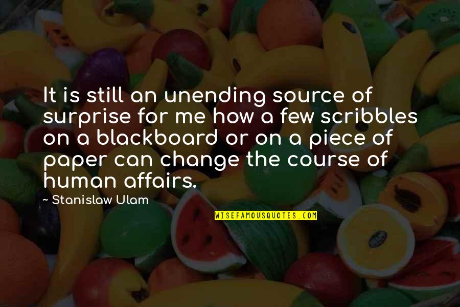 Surprise Me Quotes By Stanislaw Ulam: It is still an unending source of surprise Surprise Me Quotes By Stanislaw Ulam: It is still an unending source of surprise