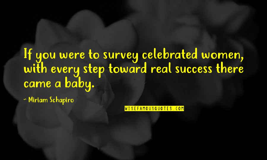 Survey'd Quotes By Miriam Schapiro: If you were to survey celebrated women, with