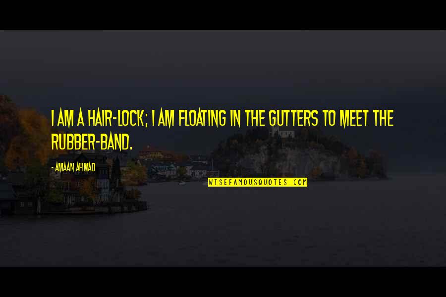 Survivor Voted Off The Island Quote Quotes By Amaan Ahmad: I am a hair-lock; I am floating in