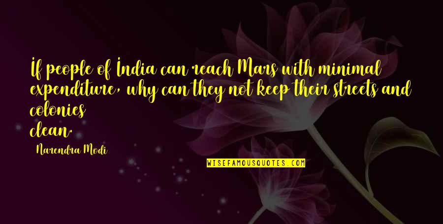 Sushila Mashruwala Quotes By Narendra Modi: If people of India can reach Mars with Sushila Mashruwala Quotes By Narendra Modi: If people of India can reach Mars with