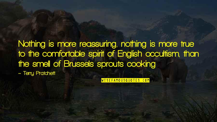 Suspired Quotes By Terry Pratchett: Nothing is more reassuring, nothing is more true