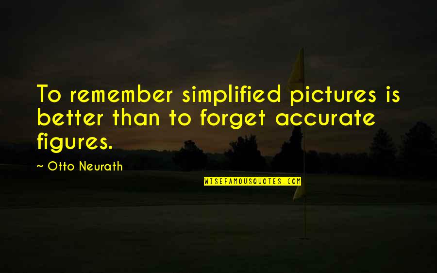 Susyn Timko Quotes By Otto Neurath: To remember simplified pictures is better than to
