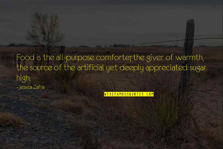 Suyuan Quotes By Jessica Zafra: Food is the all-purpose comforter, the giver of Suyuan Quotes By Jessica Zafra: Food is the all-purpose comforter, the giver of