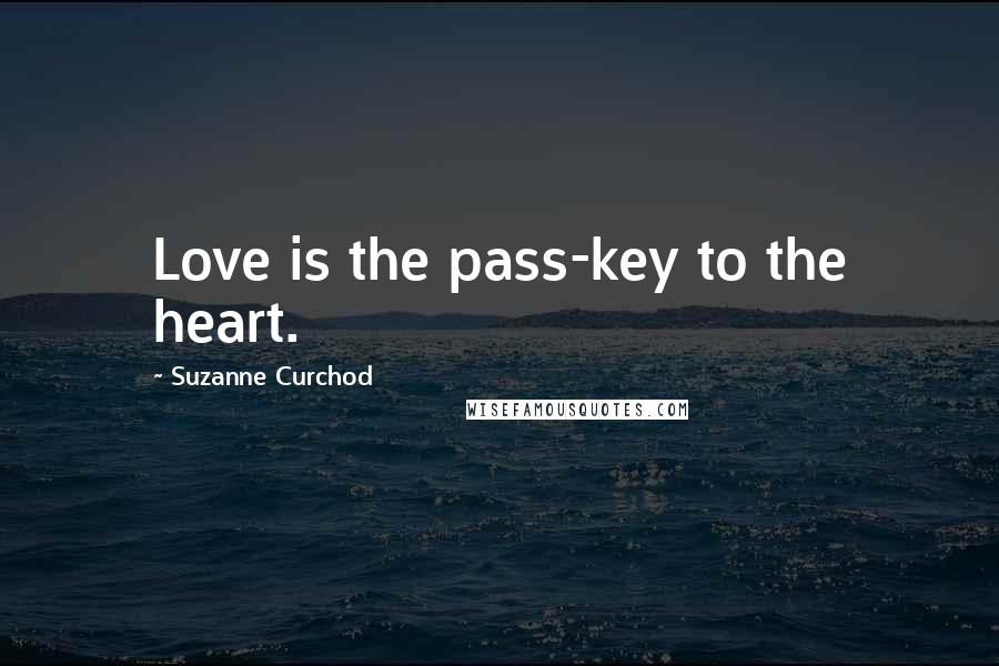 Suzanne Curchod quotes: Love is the pass-key to the heart.