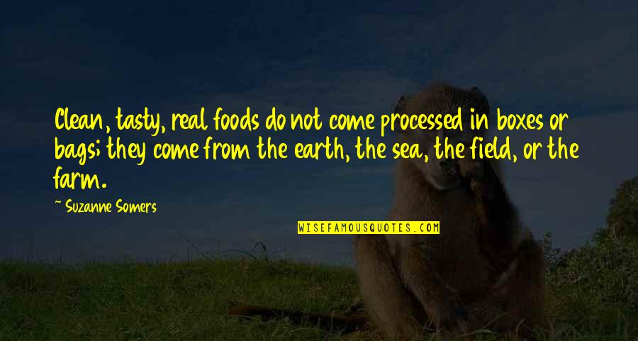 Suzanne Quotes By Suzanne Somers: Clean, tasty, real foods do not come processed