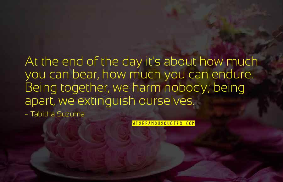 Suzuma Quotes By Tabitha Suzuma: At the end of the day it's about