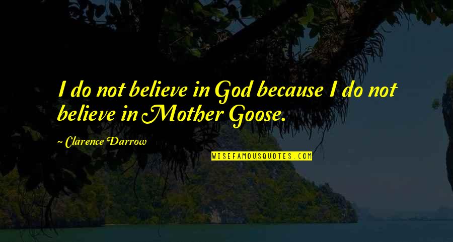 Sveta Tri Quotes By Clarence Darrow: I do not believe in God because I Sveta Tri Quotes By Clarence Darrow: I do not believe in God because I