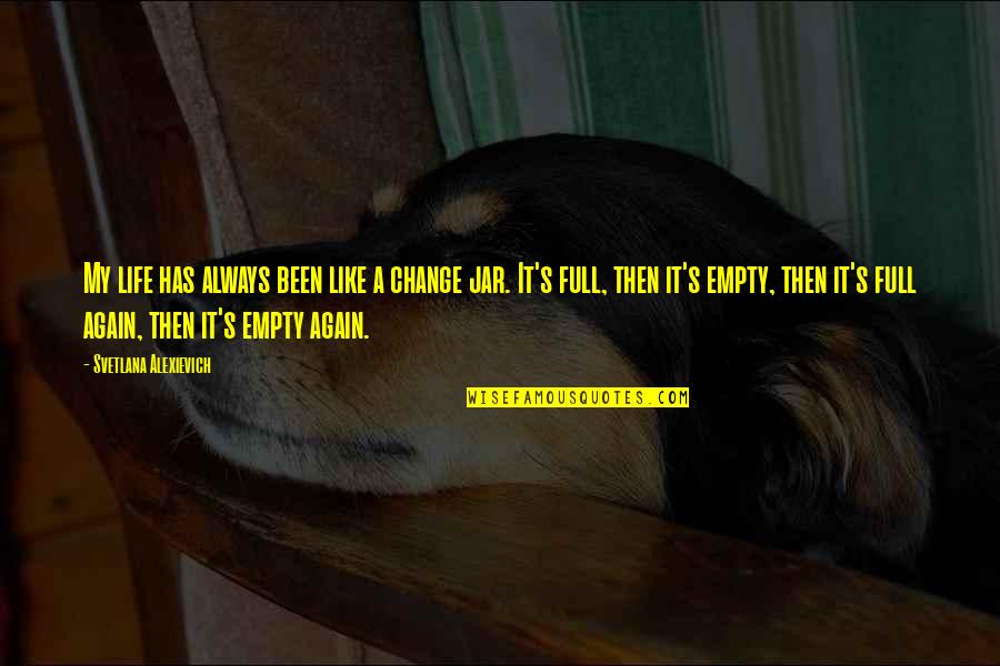 Svetlana Alexievich Quotes By Svetlana Alexievich: My life has always been like a change