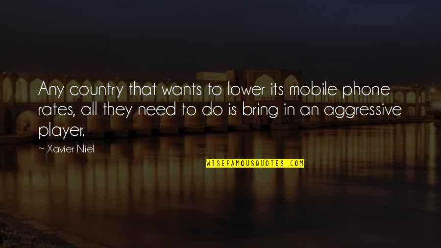 Svu Philadelphia Quotes By Xavier Niel: Any country that wants to lower its mobile