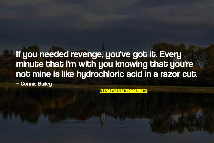 Swanie Marsh Quotes By Connie Bailey: If you needed revenge, you've got it. Every Swanie Marsh Quotes By Connie Bailey: If you needed revenge, you've got it. Every