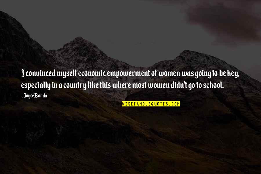 Sweatier Quotes By Joyce Banda: I convinced myself economic empowerment of women was Sweatier Quotes By Joyce Banda: I convinced myself economic empowerment of women was
