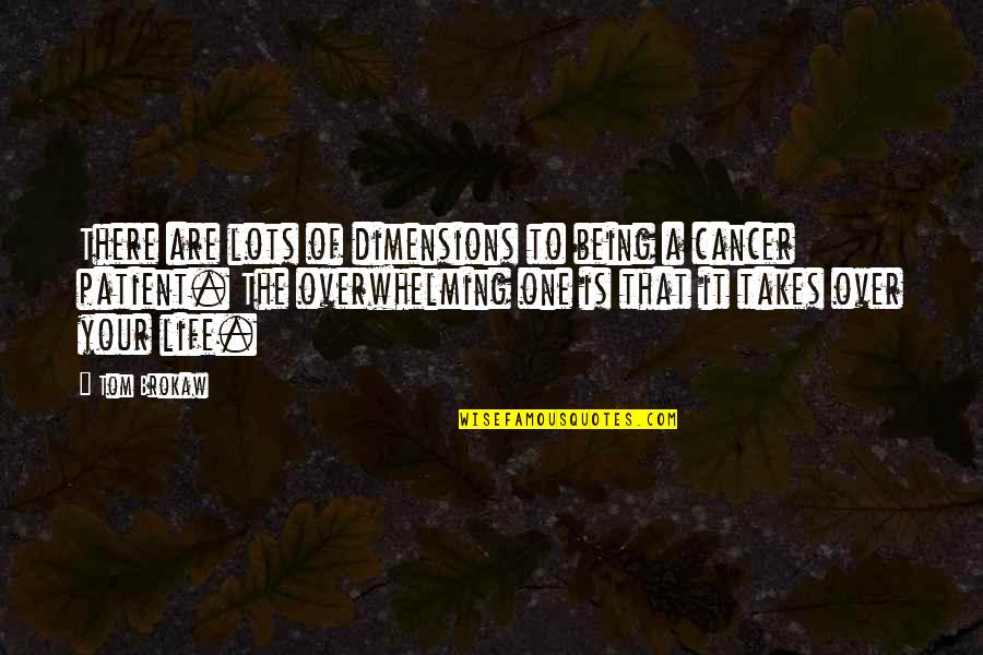 Sweet But Savage Quotes By Tom Brokaw: There are lots of dimensions to being a Sweet But Savage Quotes By Tom Brokaw: There are lots of dimensions to being a