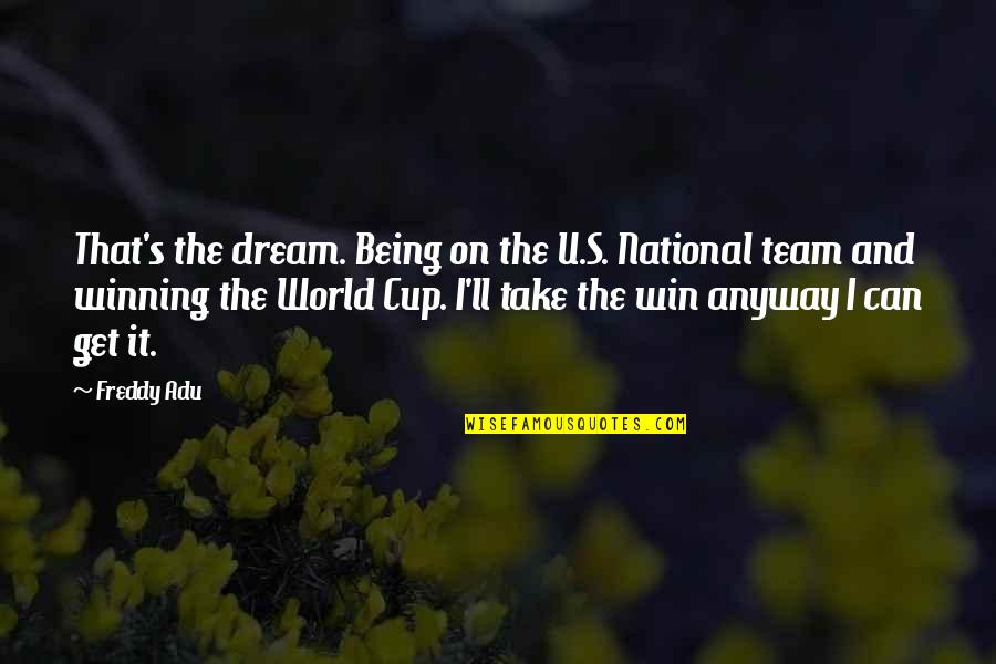 Swelters Crossword Quotes By Freddy Adu: That's the dream. Being on the U.S. National Swelters Crossword Quotes By Freddy Adu: That's the dream. Being on the U.S. National