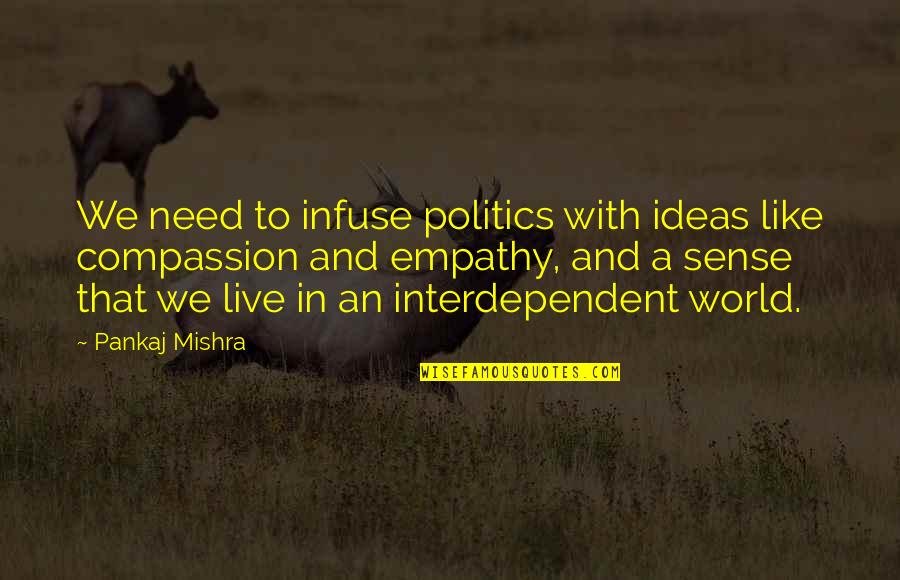 Swerdloff Md Quotes By Pankaj Mishra: We need to infuse politics with ideas like Swerdloff Md Quotes By Pankaj Mishra: We need to infuse politics with ideas like
