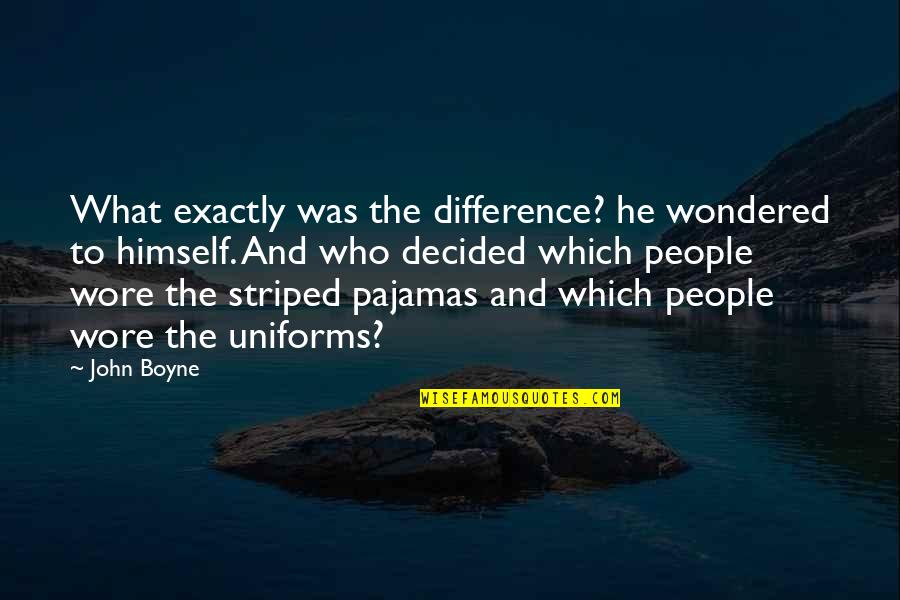 Swiggles Lovie Quotes By John Boyne: What exactly was the difference? he wondered to Swiggles Lovie Quotes By John Boyne: What exactly was the difference? he wondered to