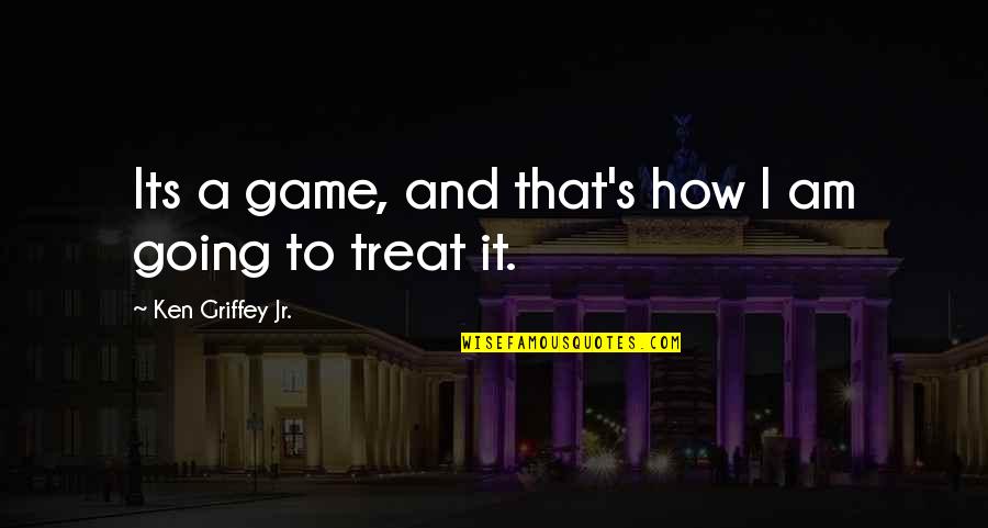 Swimming Against Current Quotes By Ken Griffey Jr.: Its a game, and that's how I am Swimming Against Current Quotes By Ken Griffey Jr.: Its a game, and that's how I am