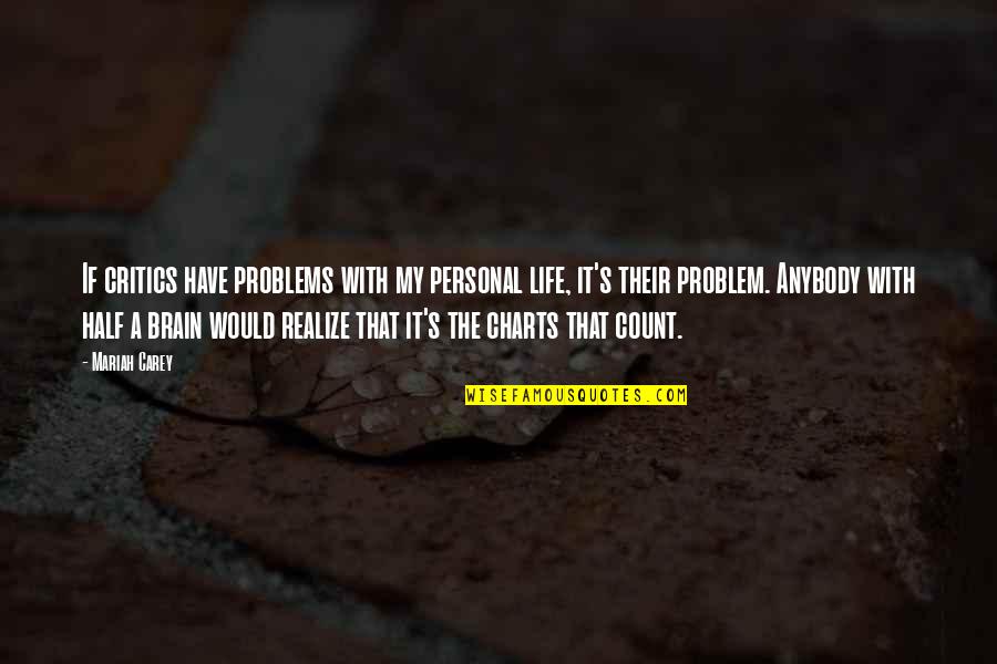 Swks Quotes By Mariah Carey: If critics have problems with my personal life, Swks Quotes By Mariah Carey: If critics have problems with my personal life,
