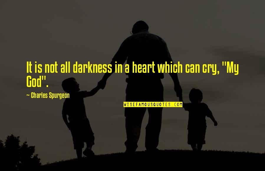Syadvad Quotes By Charles Spurgeon: It is not all darkness in a heart